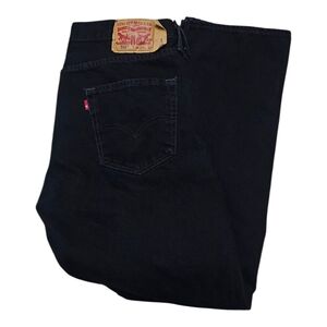 Levi's Black Straight Jeans Timeless Style